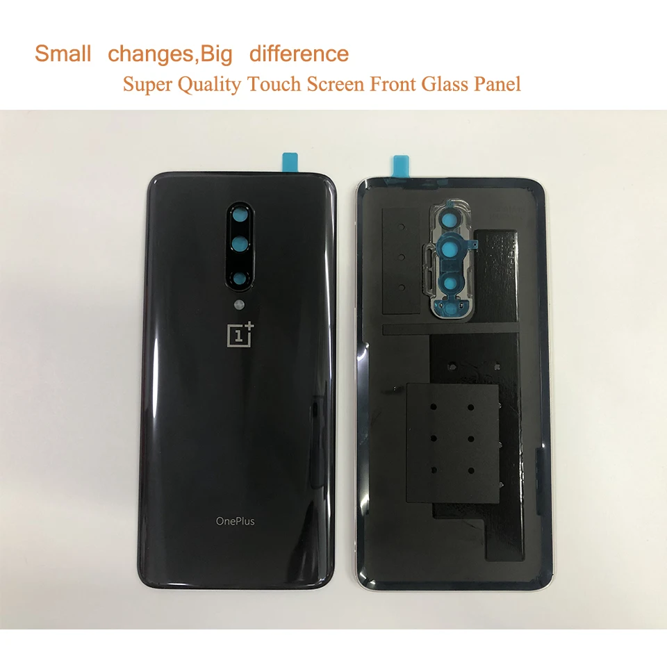 Новинка, чехол для oneplus 7 pro, задняя крышка для oneplus 7, чехол для батареи с камерой, Лен 1+ 7, чехол со стеклом