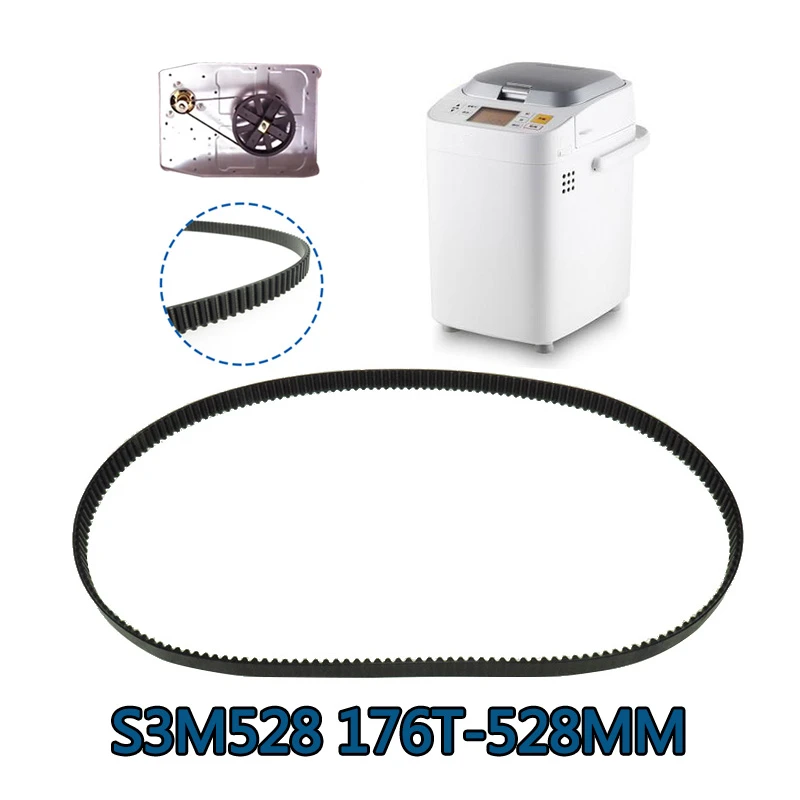 1pcs S3m528 176t Bread Maker Belt Spare Parts For Gorenje 401585