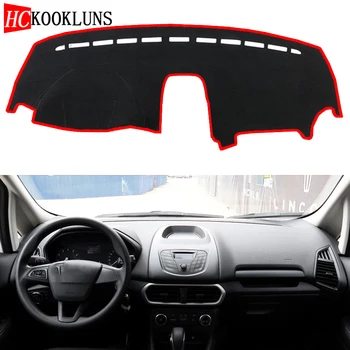 

For Ford ecosport 2018 Dashboard Cover Sun Shade Non-slip Dash Mat Pad Carpet Car Stickers Interior Accessories