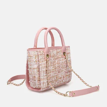 

Caker Brand 2020 Women Large Big plaid Bag Fashion Canvus Travel Bags