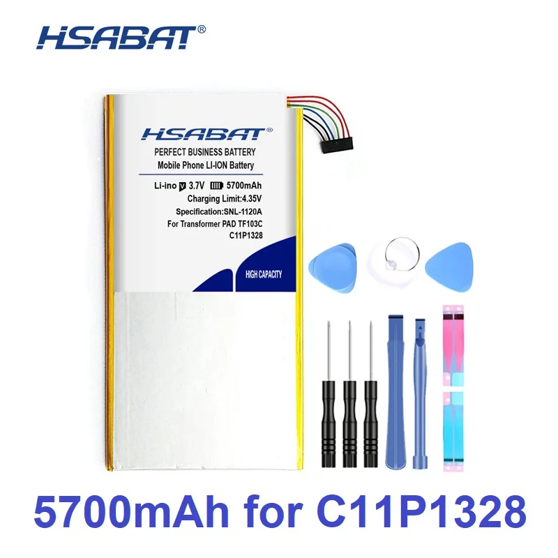 HSABAT 5700 мАч C11P1328 Аккумулятор для ASUS для трансформатора PAD TF103C TF103CX TF103CG K010 K018