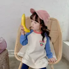 Платье для девочек в Корейском стиле в стиле пэчворк модные весенние платья для девочек 3-8 лет, HJ525