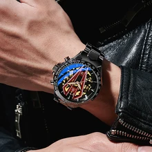 Oraka Reloj de pulsera automático para hombre, accesorio masculino resistente al agua con correa de acero inoxidable, complemento mecánico de marca de moda