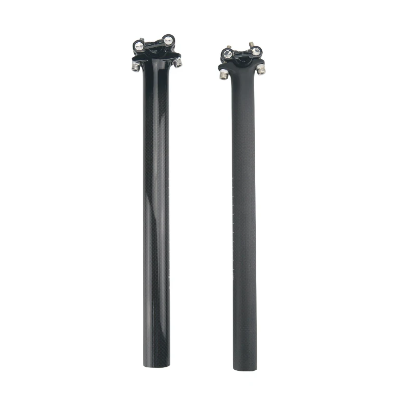 No Logo 3K MatteGlossy Seat Post Mtb Black Seatpost Carbon Road Bicycle 25.427.230.831.6mm Seatposts Mountain Seat Posts (1)