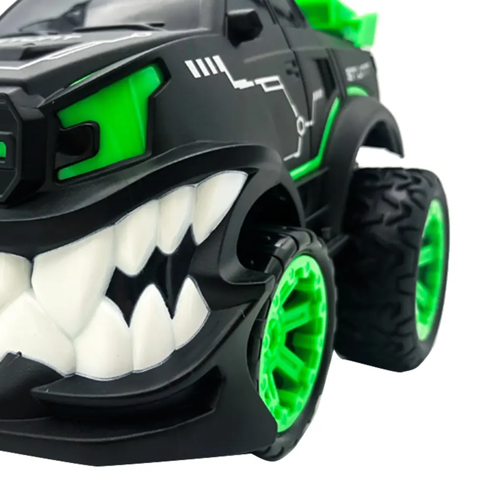 2.4G Stunt 360 Degree Upright Rotary Remote Control Car Demon Big Teeth Off-Road Electric Model Toy Car