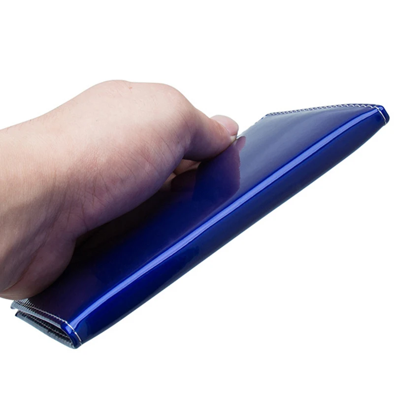 Glossy Quality PU Travel Credit Card Holder Mirror Laser Passport Cover Fashion Unisex Business Card Holder Solid Card Wallet
