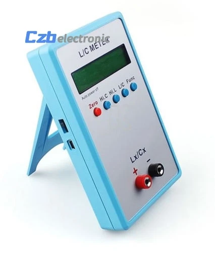 LC200A ручной измеритель L/C инструмент для измерения емкости и индуктивности Цифровой мост LCR стол желтый ЖК-дисплей инструмент для измерения емкости и индуктивности