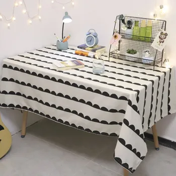 

Modern Minimalist Cotton Tablecloth B & B You Find in a Coffee Shop zhuang shi yong bu Household Coffee Table Dust Table