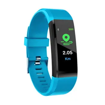 

IP67 Waterproof Sports Bracelet Blood Pressure Heart Rate Monitoring Wearable Devices 90mA Smart Wristband Watch