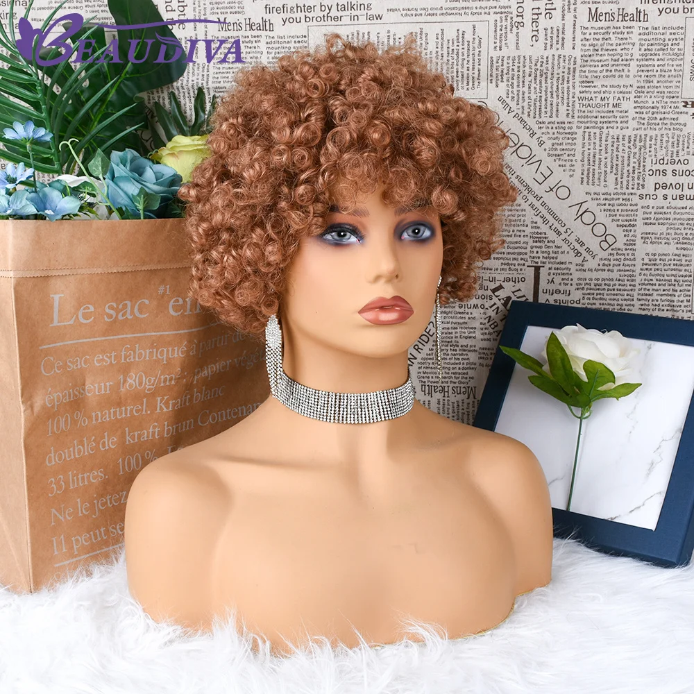 Pixie Cut Wig 30 Short Curly Human Hair Wigs Cheap Human Hair Wig