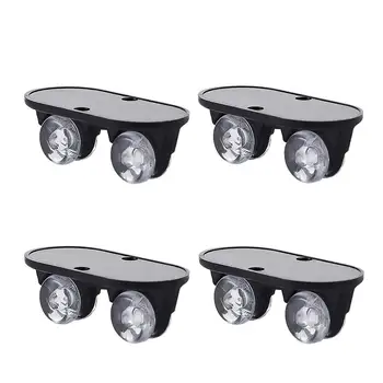 

4PCS Adhesive Casters Wheels for Storage Box Container Bin #W0