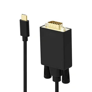 

SZBITC Type C To VGA Adapter 1.8m USB3.1 USB C to HDMI DisplayPort Cable Converter for MacBook Pro galaxy S8 Note8,huawei