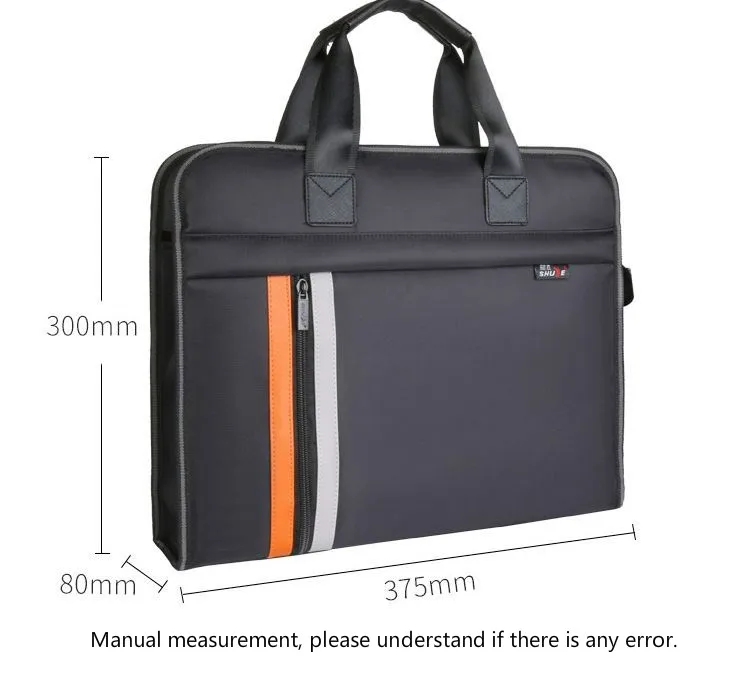Portable Мужская t сумка Портативный A4 холст папка для файлов Carpetas бумажная сумка для мужчин и женщин деловой портфель Студенческая сумка на молнии Органайзер