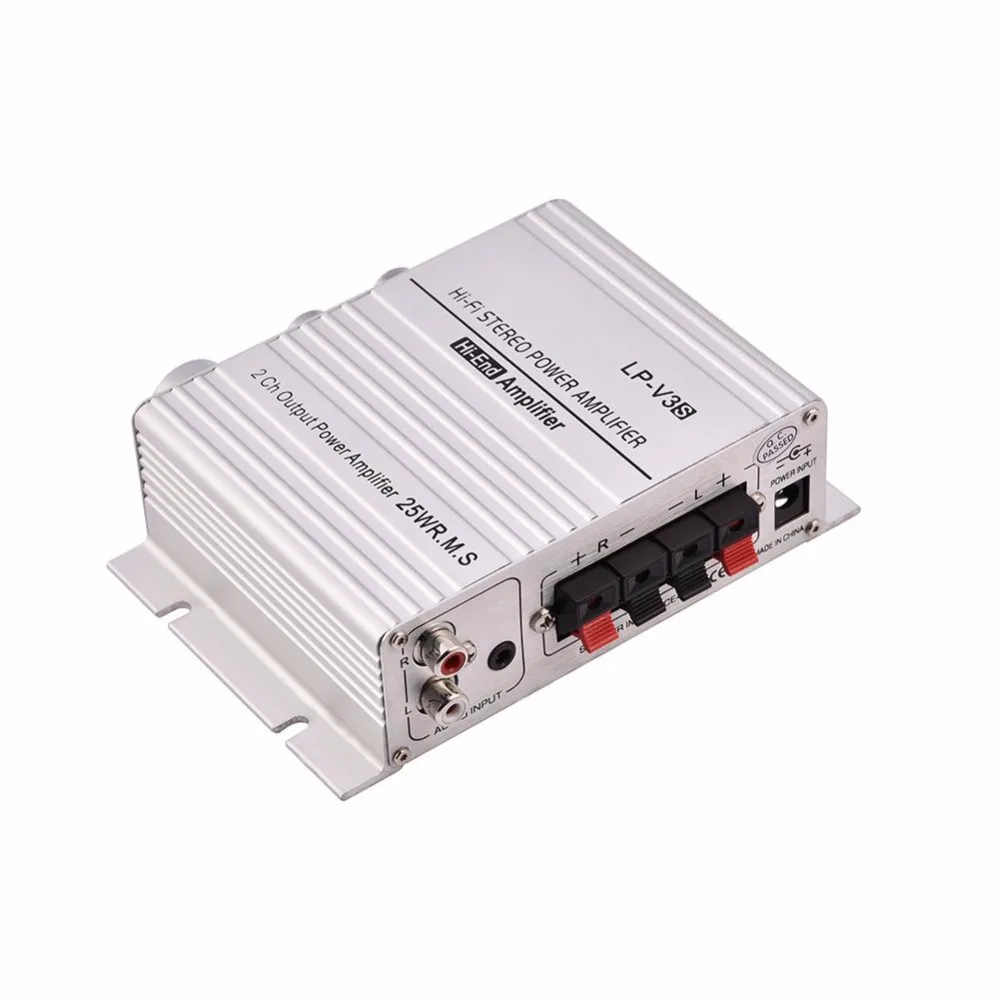 Для Lepy lp-838 lp-808 A68 A7 V3 V3S усилитель мощности аудио стерео усилитель басов усилитель для автомобильного радио MP3