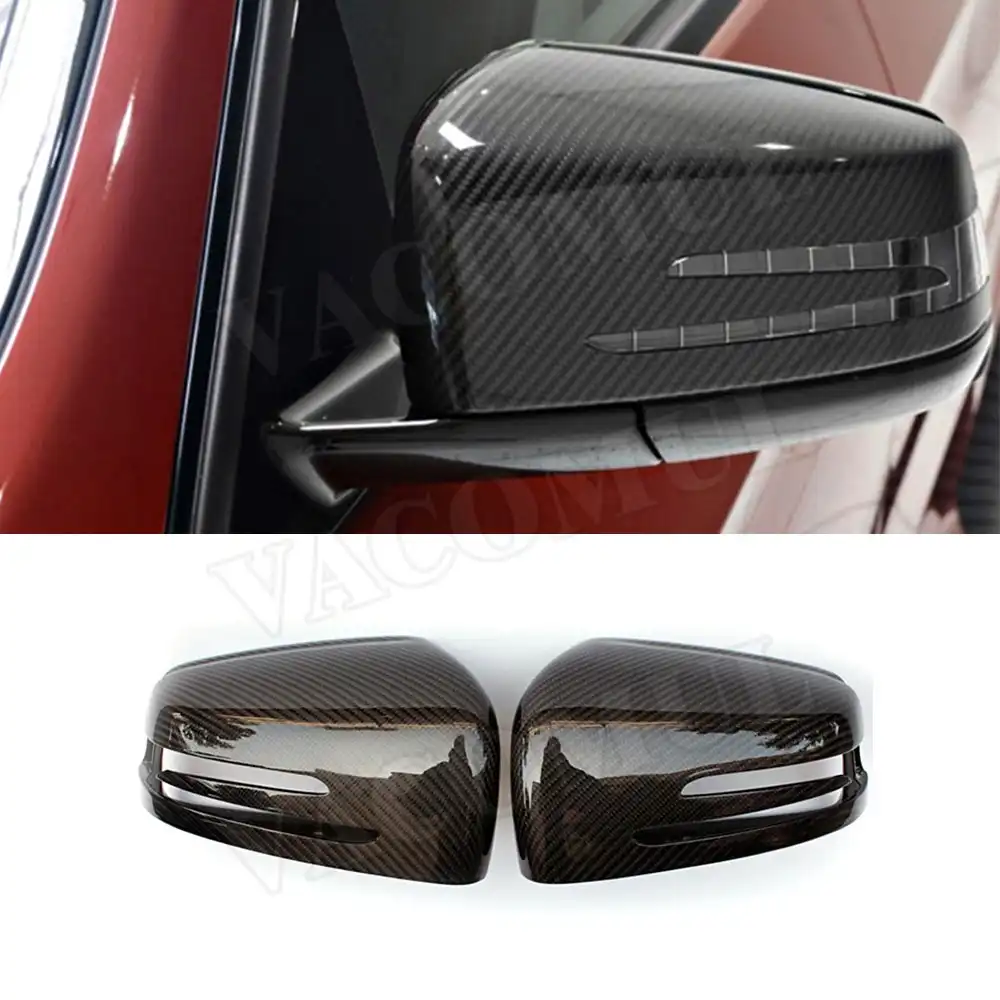 Carbon Fiber Rearview Side Mirror Cover Caps For Mercedes Benz A C E Cla Gla Cls Class W176 W218 W117 W218 Mirror Covers Aliexpress