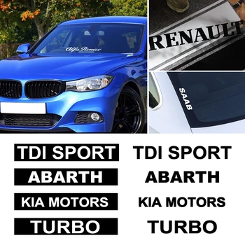 

High-quality Car Logo Decal Car Windscreen Sticker Rear Window Bumper Decal Car Vinyl sticker for Citroen All Models C4 C5 C3 c2