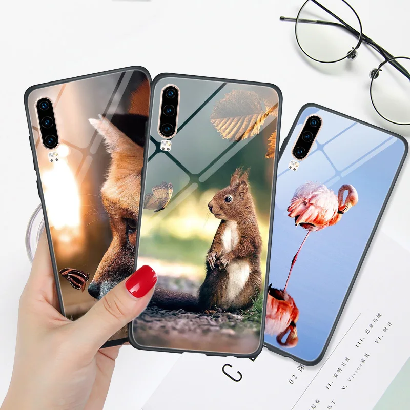 Глянцевый яркий чехол для Huawei P30 Lite P20 Pro P10 P9 P40 E телефона P Smart Z 2018 2019 2020 Plus задняя