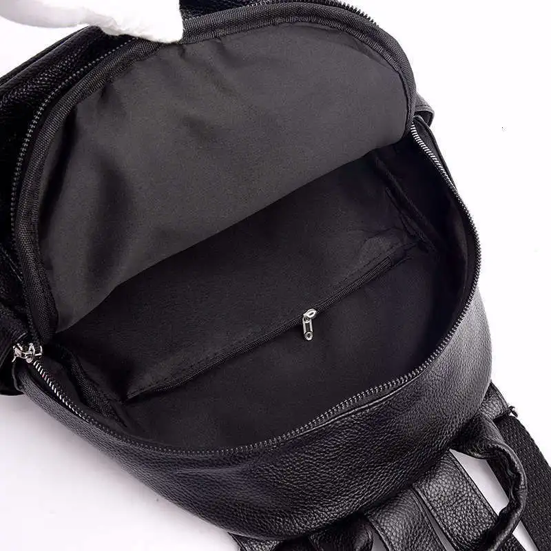 Женские черные кожаные рюкзаки, высокое качество, Mochila, женский рюкзак, опрятный, для путешествий, известный бренд, роскошный дизайн, женская сумка