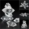 Natural Clear Crystal Quartz Electroplating Rainbow Wand Point Healing Stones For Aquarium Crafts Making Ornaments Home Decor 3