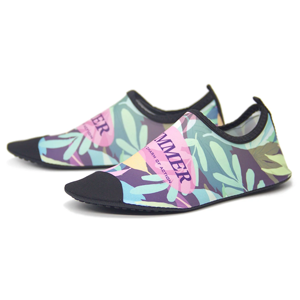 

QEJEVI Water Shoes Men Women Aqua Swimming Footwear Wading Seaside Walking Cheaper Breathable Quick-Dry Hiking Slippers Socks
