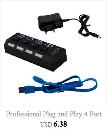 Usb-концентратор USB 3,0 концентратор для зарядки Профессиональный зажим дизайн Алюминиевый сплав 4 порта портативный размер туристическая станция для ноутбука