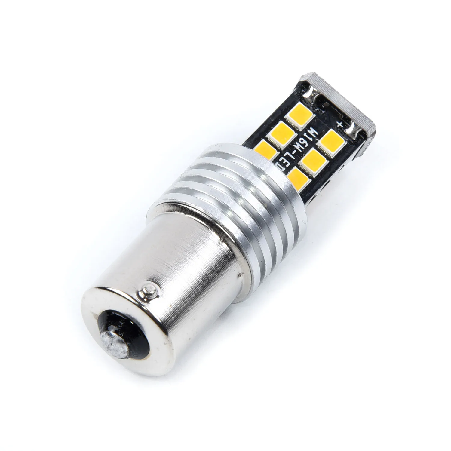2* Янтарный, оранжевый 1156-2835 15-SMD BA15S P21/5 Вт светодиодный ламповый автомобильный сигнальный светильник