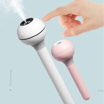 

Humidifier Portable Ultrasonic Mist Maker Aroma Diffuser Adjustable Height Donut for Home Office Air Humidifiers USB