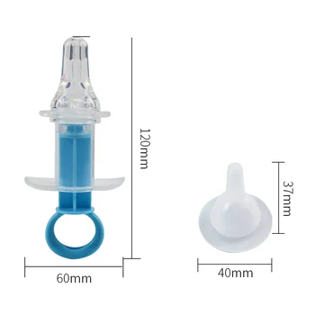 

Pets Oral Feeder Food Injector Dispenser with Silicone Pacifier Calibrated for Liquid Medicine FPing