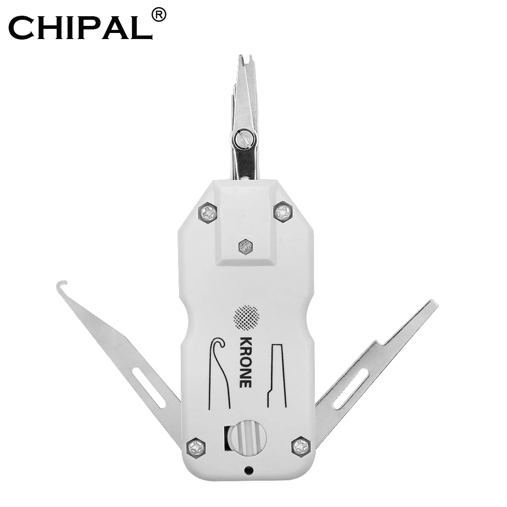 CHIPAL KRONE Punch Down набор инструментов Ethernet LAN сеть Cat5 RJ45 телекоммуникационный Телефонный Провод RJ11 кабель utp Сеть обжимной инструмент трек