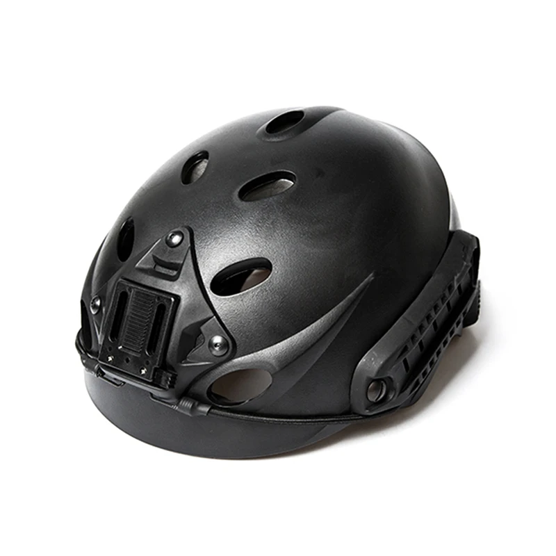FMA Airsoft mich Helmet 20mm Rail 45 Degree Side RAil Mount Helmet guide DE/BK 