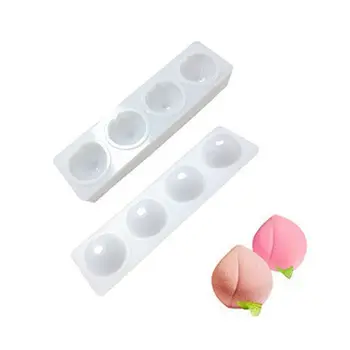 

Silicone Fondant Cake Mold Kitchen Baking Mold for Cake Cupcake 3D peach Premium New