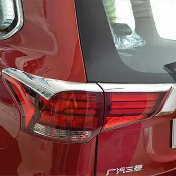 

ABS chrome tail light streamer trim rear tail lamp light cover trim 4 pcs for Mitsubishi Outlander 2016 2017 2018