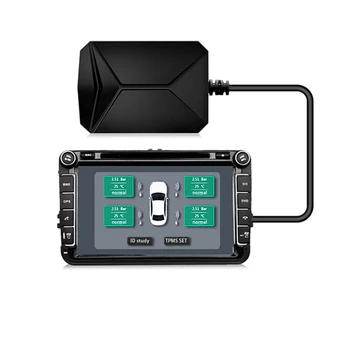 

USB Android TPMS Tire Pressure Monitor Android Navigation Tire Pressure Monitoring Alarm System with 4 Sensors
