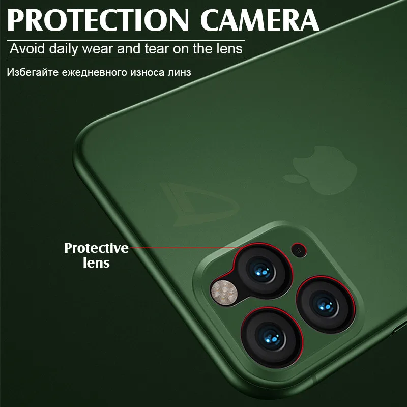 Роскошный ультра тонкий 0,26 мм тонкий PP чехол для телефона для IPhone XR X XS Max 11 Pro 6 6s 7 8 Plus противоударный логотип задняя крышка чехол