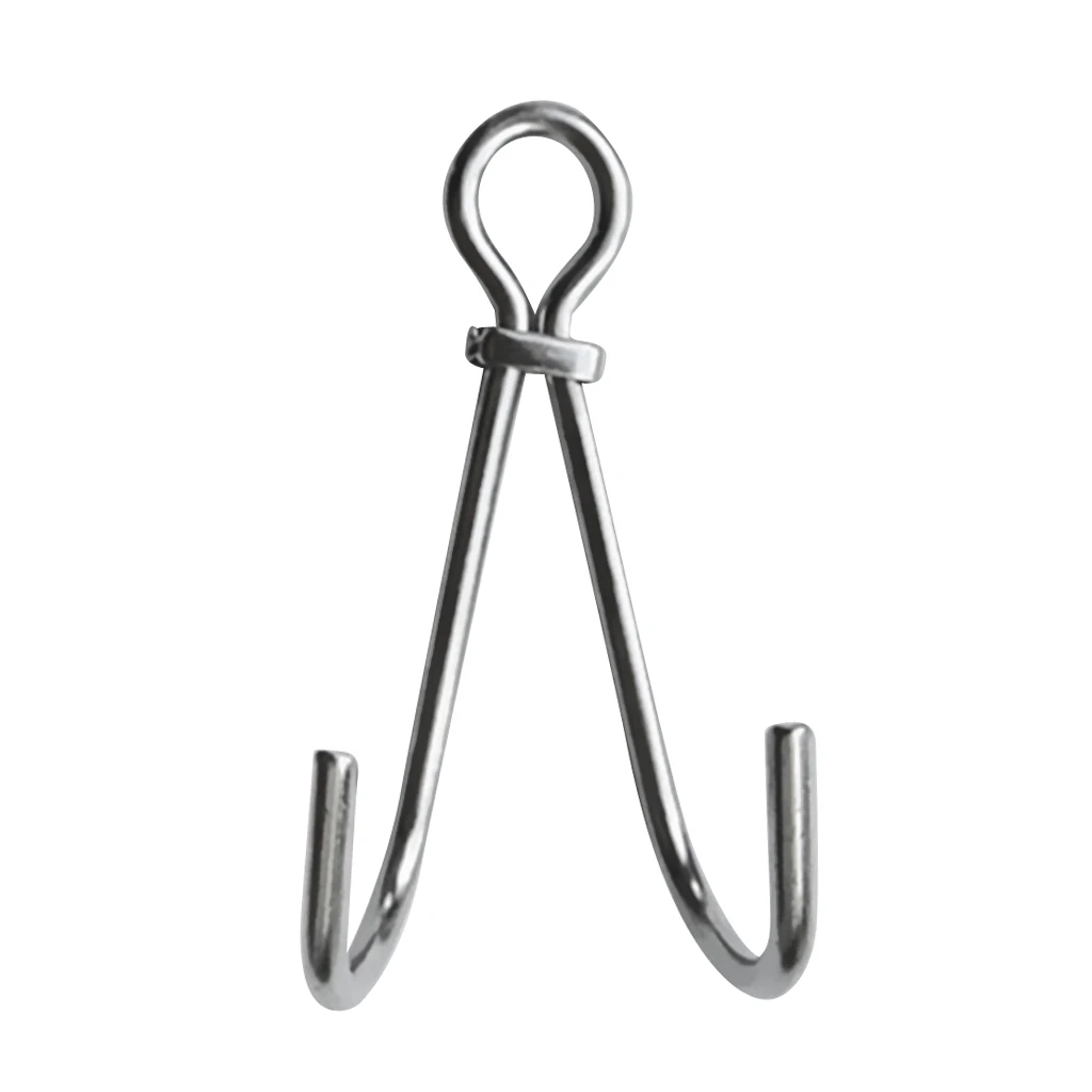 

Safety 316 Stainless Steel Double Reef Hook For Scuba Drift Diving Gear Tool