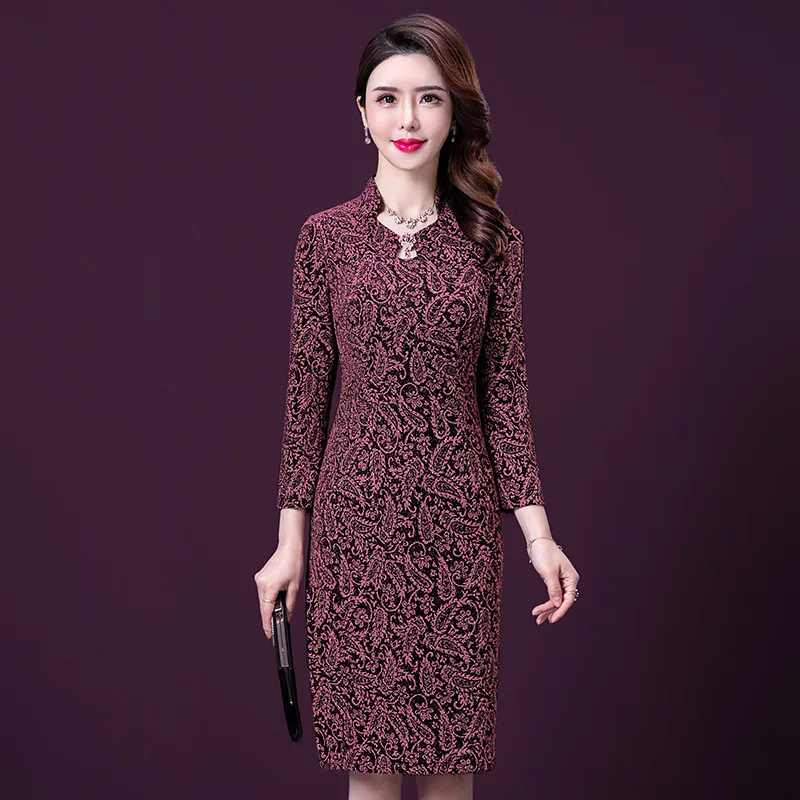 floral print mother of the bride dresses