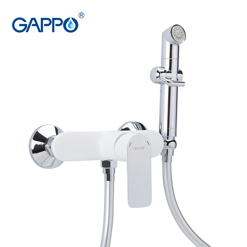 GAPPO смеситель для ванной комнаты Душ с дождевой насадкой настенный белый кран для ванной комнаты baignoire