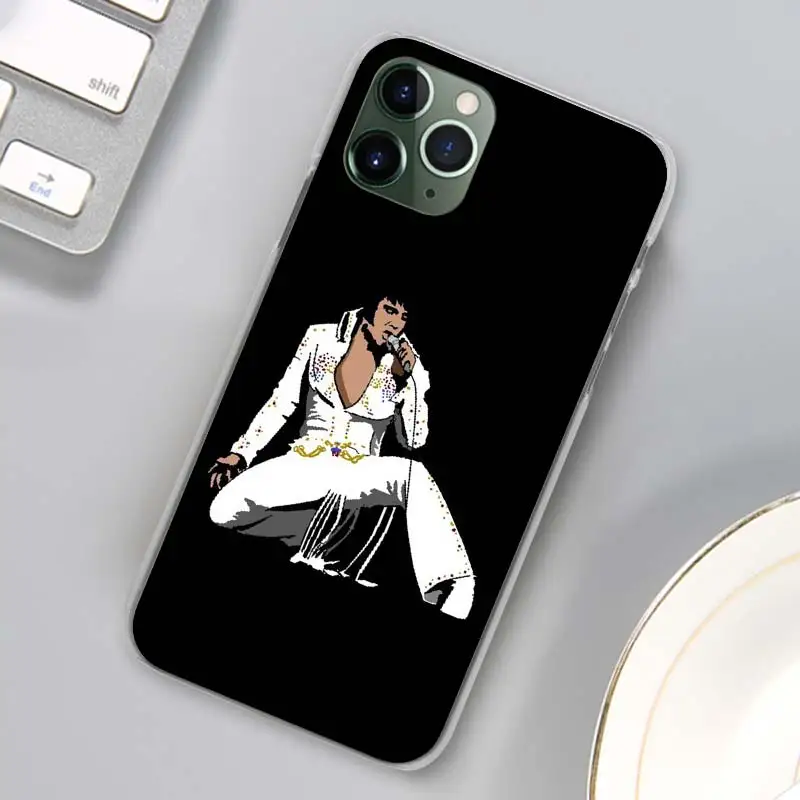 Чехлы для телефонов Elvis Presleys для Apple iPhone 11 Pro Max X XR XS MAX чехол для iPhone 6 6s 7 8 Plus 5 5S SE