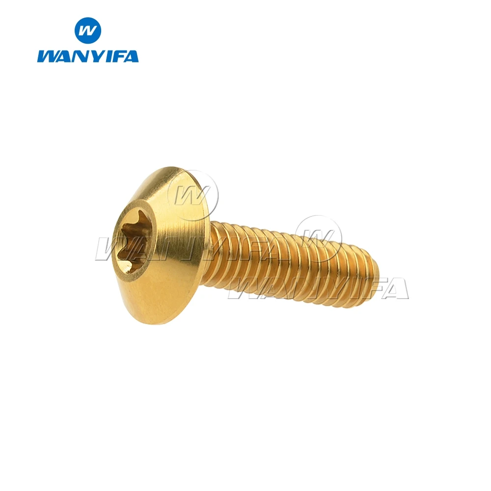 Титановый "Wanyifa" Болт M6X12/15/20 мм Torx Зонтик Головки велосипед Винт