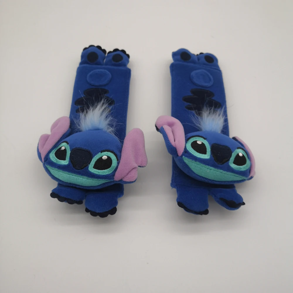 A Pair cute Cartoon Car Sefety Seat Belt cover Child isofix Seat belt Shoulder Pads Protection Plush Padding Auto interior - Название цвета: 7