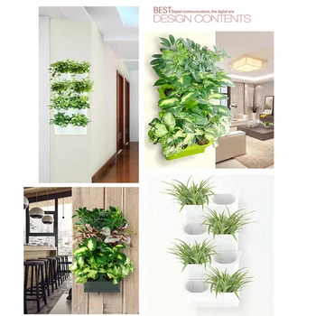 

Three-dimensional Box Flower Wall Planter Trough Vertical Greening Wall-mounted Flowerpot Plant Root Growing Box Plant Pot