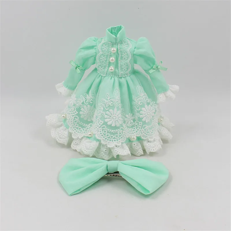 Blyth doll Princess dress with melamed Two color for choice for the  JOINT body  sweet dressing BJD 3