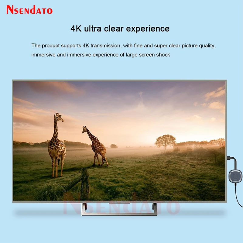 Mirascreen G20 5g 4K HD TV Stick Adapter Wireless HD WiFi Display Dongle Screen Mirroring for Miracast Airplay DLNA TV Receiver