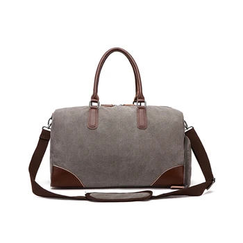 

Canvas travel bag Europe and the United States fashion handbag bag warehouse design travel carrying case for men