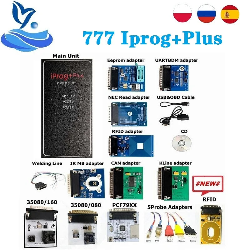 777 Iprog + Plus поддержка IMMO/коррекция пробега/сброс подушки безопасности до установки