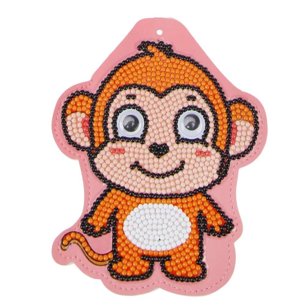 DIY Diamond Painting Hanging Bag Animals Leather Bus Card ID Pendants Stitch Embroidery Christmas Gifts for Girls | Дом и сад