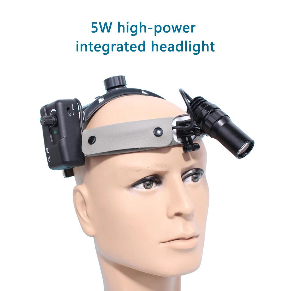 5W Dental LED Head Light Lamp Brightness Spot Ajustable Dental Lab Headlamp Surgical Headlight