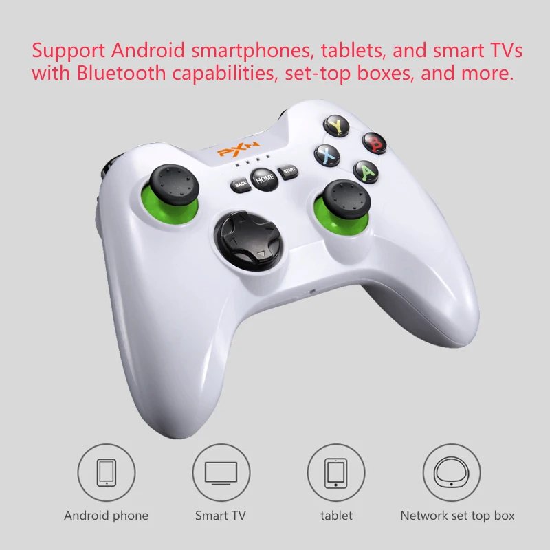 Pxn 9623 перезаряжаемый Bluetooth беспроводной джойстик геймпад игровой контроллер для Ios Android Windows смартфон без зажима для телефона