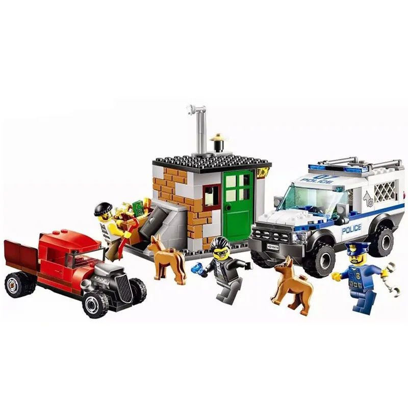 250pcs Legoinglys City Police Dog Commando 60045 Building Blcok Set Brick Compatible 10419 Toys For Children Gift - AliExpress