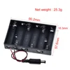 Size 6 AA Battery Case Holder Box For 6pcs Size AA Battery Case Storage Holder With DC2.1 Power Jack For Arduino ► Photo 2/5